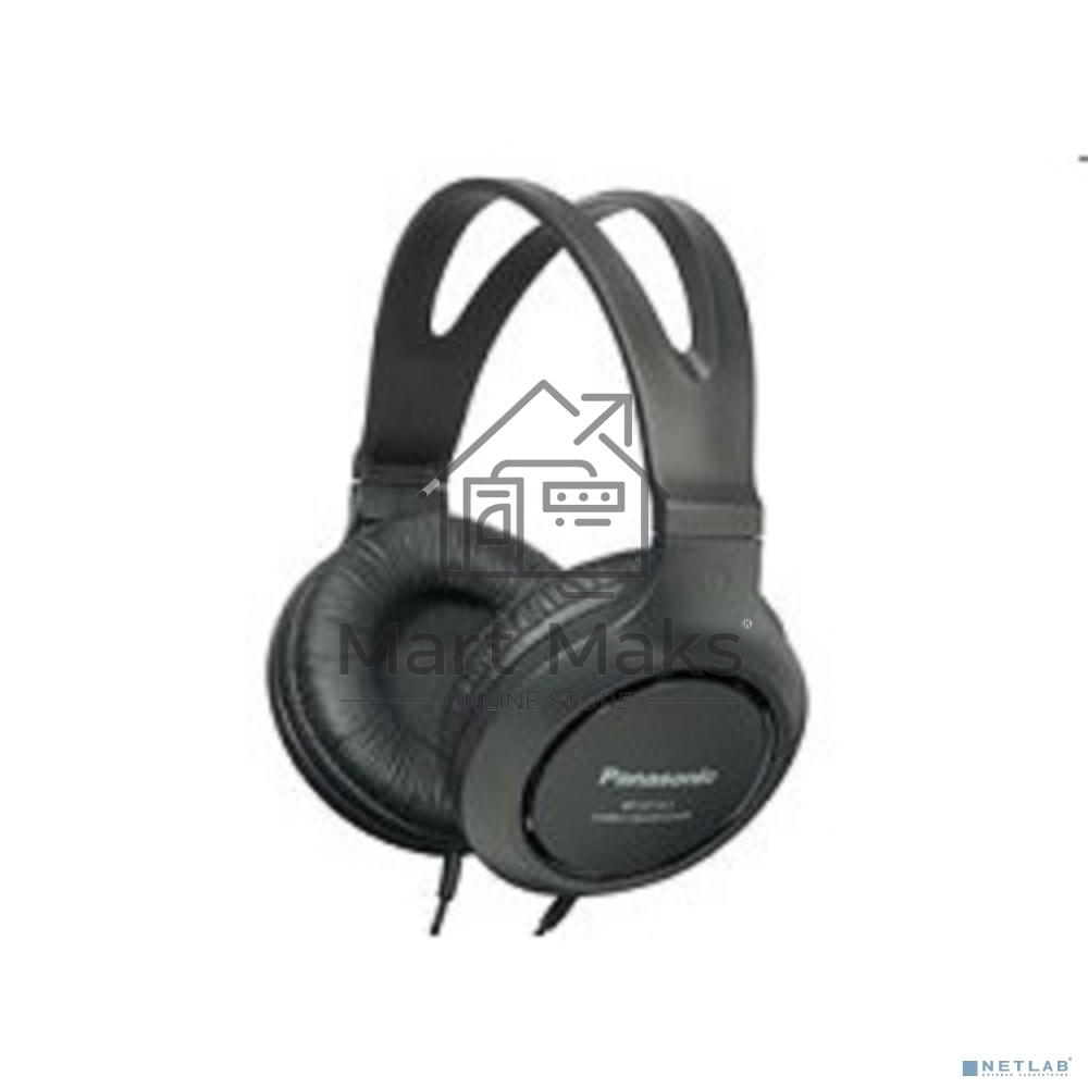 Наушники мониторные Panasonic RP-HT161E-K 2м черный проводные (оголовье)