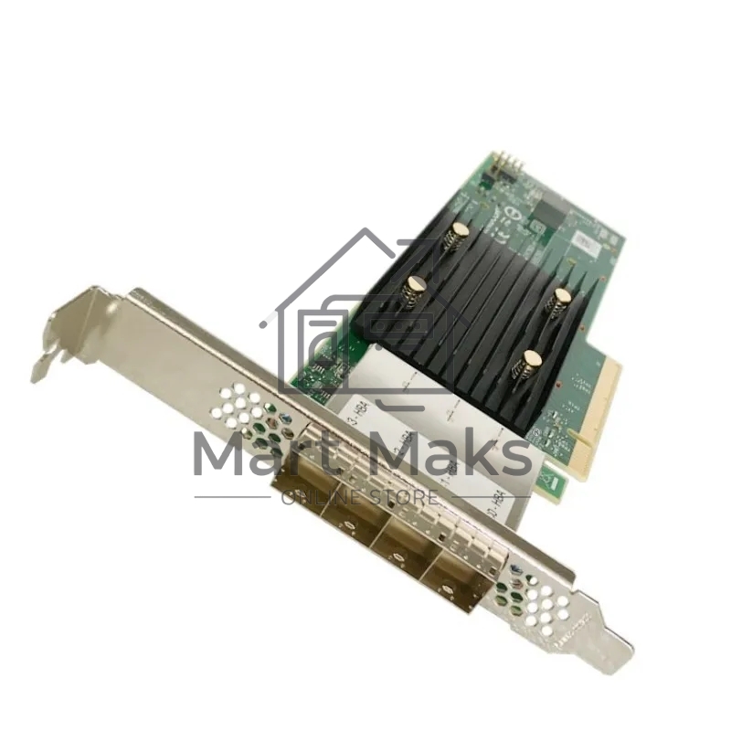Адаптер SAS 9500-16e SGL (05-50075-00) PCIe Gen4 x8 LP, Tri-Mode SAS/SATA/NVMe 12G HBA, 16port(4*ext SFF8644), 3816 IOC