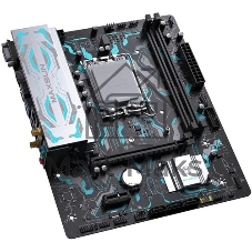 Материнская плата Maxsun MS-B760M GAMING WIFI GANK V2, LGA 1700, Intel B760, 2xDDR5, 4xSATA, 1xM.2, 1xPCIe 4.0 x16, 1xPCIe 3.0 x4, 1xHDMI, 1xVGA, 1x1Gb LAN, 2xUSB 3.2 Gen 2, 4xUSB 2.0, Bluetooth, Wi-Fi 802.11ax, 7.1, Micro-ATX