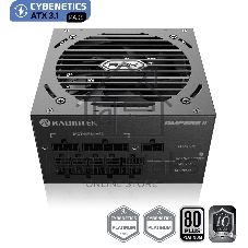 Блок питания RAIJINTEK AMPERE II 1000W, 1000Вт, 80+ Platinum, 120мм, модульный, черный