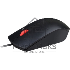 Мышь проводная Lenovo Essential черный, 1600 dpi, USB, кнопки - 3