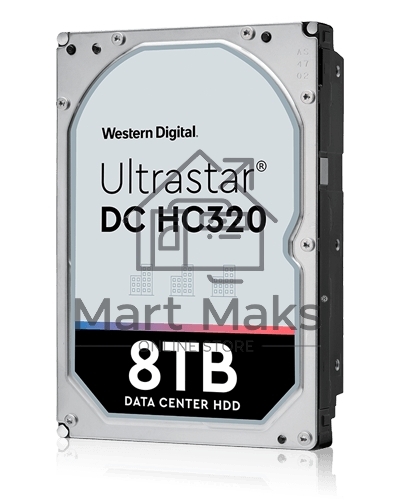 Жесткий диск для сервера WD/HGST Ultrastar 7K8 (3.5’’, 8TB, 256MB, 7200 RPM, SAS 12Gb/s, 512E SE), SKU: 0B36400