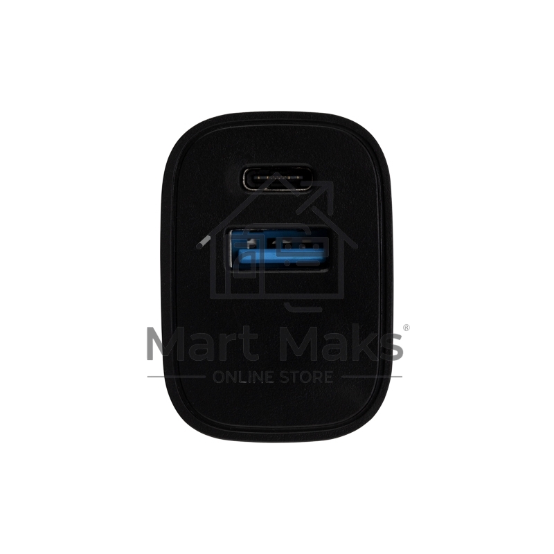 Сетевое зарядное устройство Rexant USB + Type-C, 5V, 2.4 A, черный