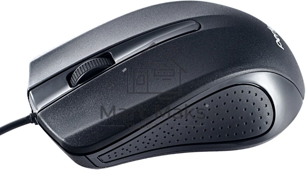Мышь проводная Perfeo RAINBOW черный, 1000 dpi, USB, кнопки - 3