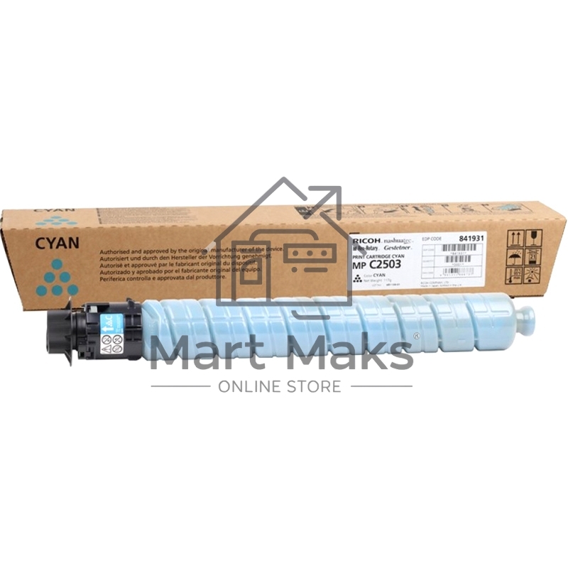 Картридж лазерный Ricoh тип MPC2503 голубой для Ricoh Aficio MP C2003SP/C2503SP/C2003ZSP/C2503ZSP/C2011SP 5500 отпечатков