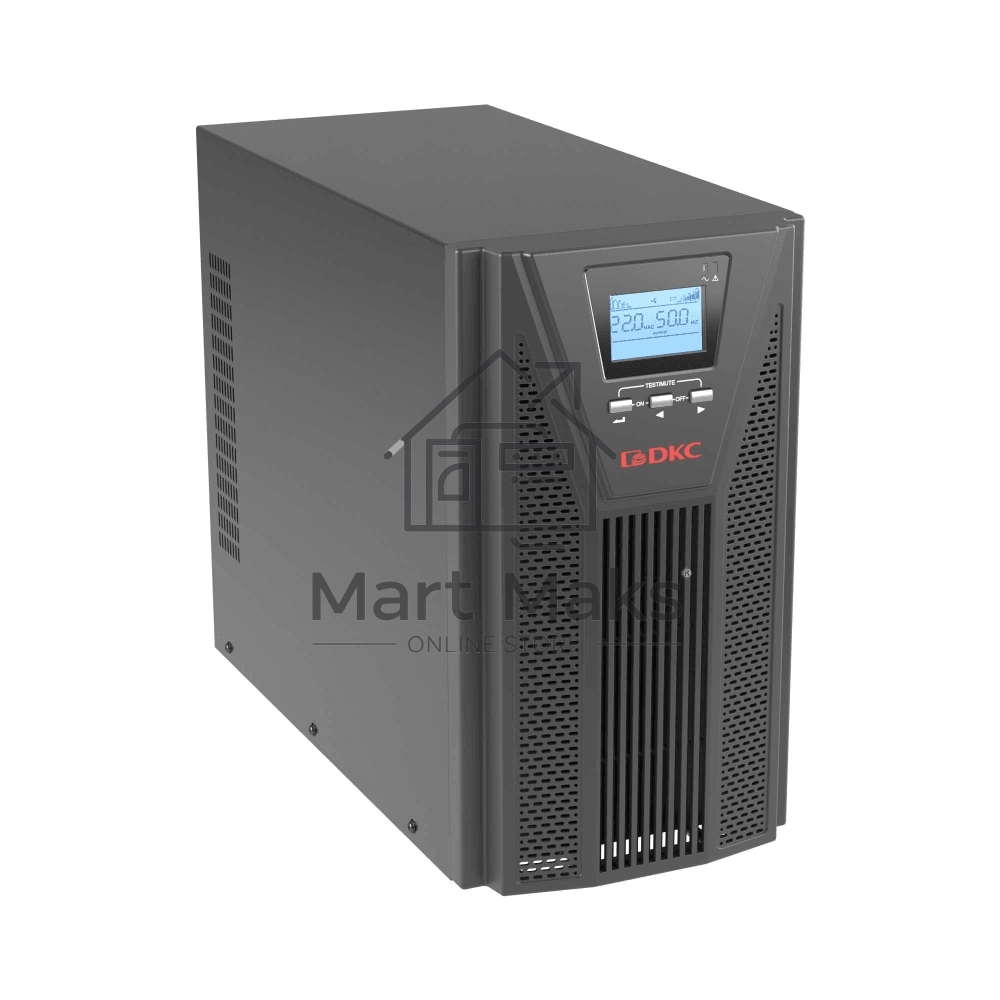 Источник бесперебойного питания Онлайн ИБП 2кВ.А 6х7А.ч Schuko (4) DKC SMALLT2A10S