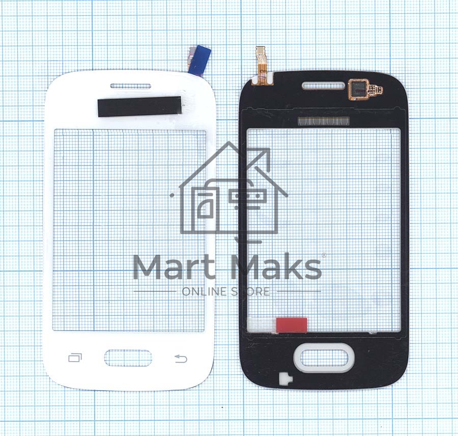 Сенсорное стекло (тачскрин) для Samsung Galaxy Pocket 2 SM-G110, белое