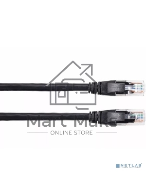 Патч-корд литой AOpen ANP612B-BK-2M (7/0.20) UTP кат.6 черный 2m