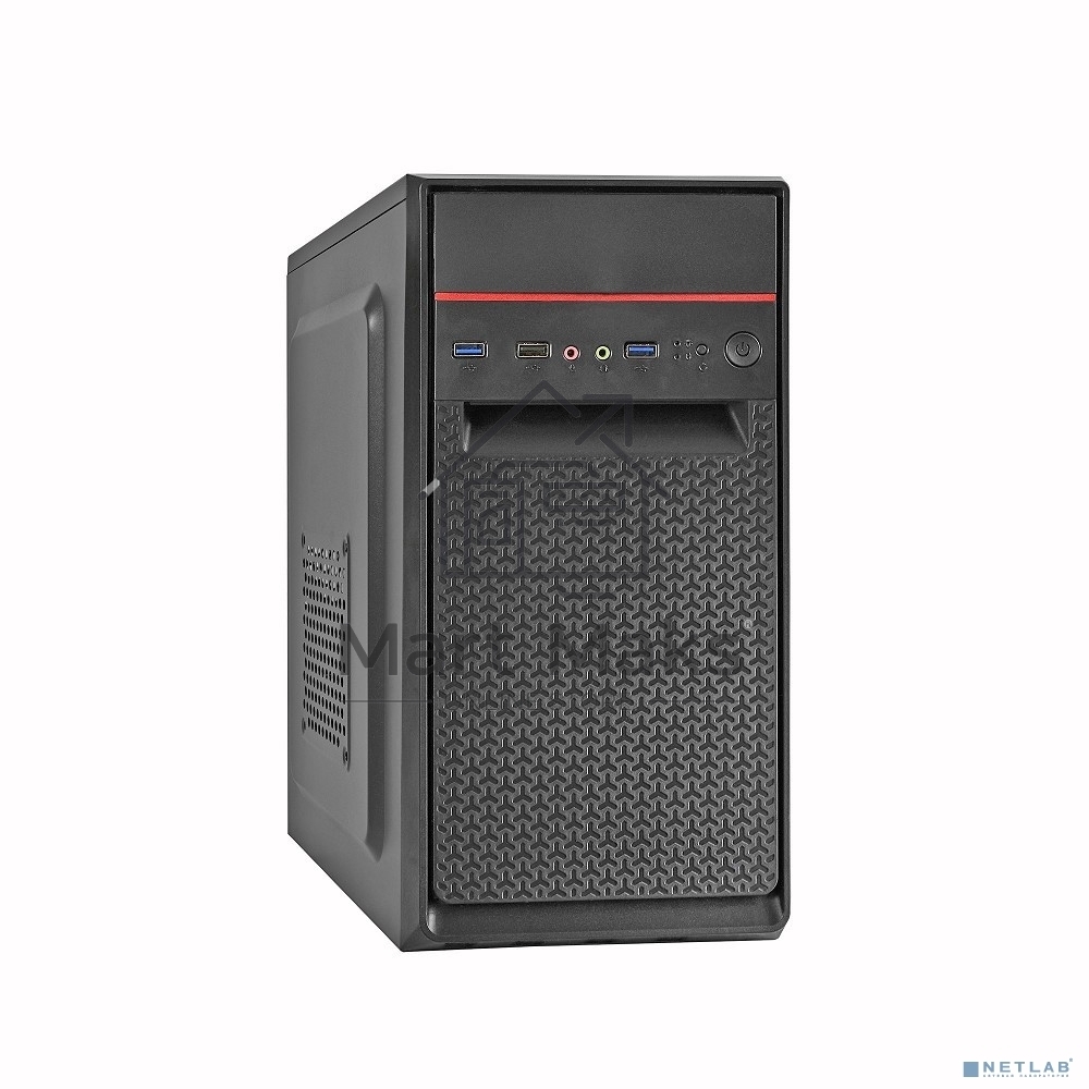 Компьютерный корпус Exegate EX283063RUS  Minitower ExeGate BAA-107U Black, mATX, <AAA450, 80mm>, 1*USB+2*USB3.0, Audio