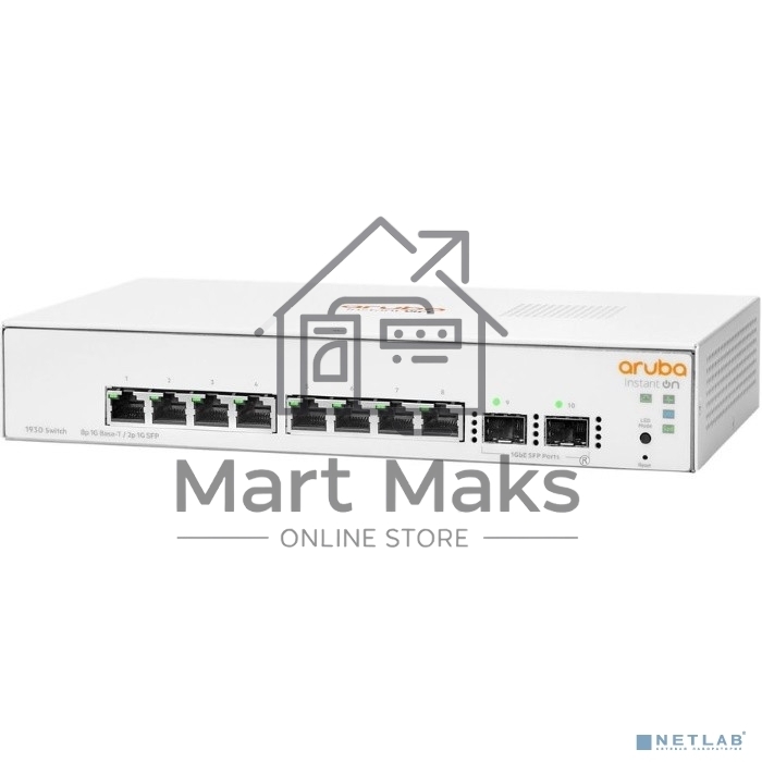 Коммутатор HPE Aruba IOn 1930 8G 2SFP Switch
