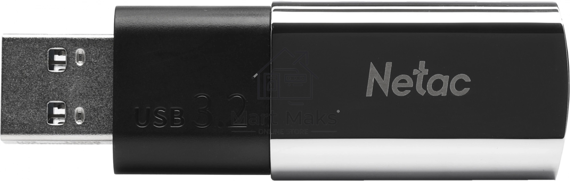 Флешка USB R/W Netac US2 USB3.2 Solid State Flash Drive 128GB,up to 530MB/450MB/s