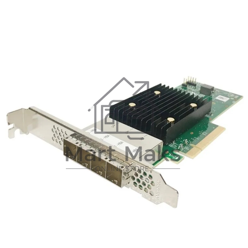 Адаптер SAS 9500-16e SGL (05-50075-00) PCIe Gen4 x8 LP, Tri-Mode SAS/SATA/NVMe 12G HBA, 16port(4*ext SFF8644), 3816 IOC