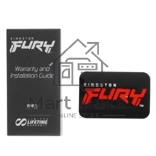 Оперативная память Kingston Fury Beast, DDR5, 32GB (2x16GB), 5600MHz, CL36, DIMM, с радиаторами, черный