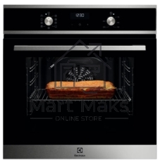 Духовой шкаф встраиваемый Electrolux EOF5H40BX черный/нержавеющая сталь