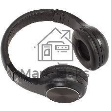 Беспроводные/проводные наушники Ritmix RH-475BTH черный, накладные, Bluetooth + проводной, складная конструкция, до 6 ч