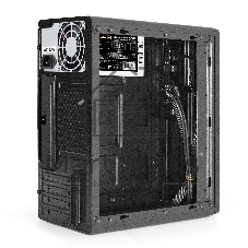 Корпус ExeGate BAA-503U2-AA500, Mini-Tower, чёрный, 1 x 80/90 мм, БП 500 Вт