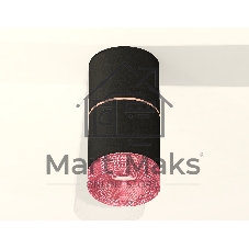 Светильник Ambrella Light XS7402202 SBK/PI черный песок/розовый MR16 GU5.3 (C7402, A2073, C7402, N7193)
