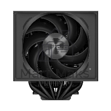 Кулер для процессора PCCooler RZ820 Display BK (290W, 4-pin PWM, LED, 169mm, Al/Cu, 8x6mm, 1x140mm + 1x150mm, 71.9/78.7CFM, 27.1/35.8dBA, 1500/2500RPM, S: 1851/1700/1200/115X/20XX, AM5/AM4, black)