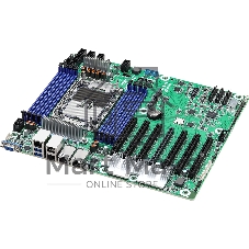 Серверная материнская плата ASRock GNRD8-2L2T, 1xE2 (LGA 4710), встроен в процессор, 8xDDR5, 0xSATA, 2xM.2, 7xPCIe 5.0 x16, 1xVGA, 2x1Gb LAN, 2x10Gb LAN, IPMI, 2xUSB-A 5Gbps, SSI CEB