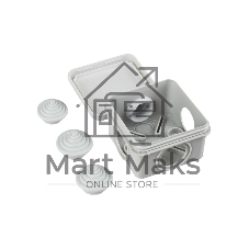 Коробка распаячная ОП 70х70х40 IP44 КМ41236 (4 гермоввода) IEK UKOZ11-070-070-040-K41-44