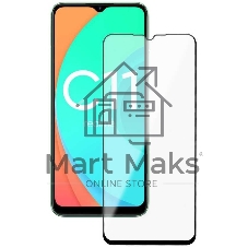 Защитное стекло для экрана Deppa черный для Realme C11 1шт. (62687)