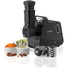 Мясорубка электрическая Gorenje MG1701SB черный, 1700 Вт, 2.3 кг/мин, реверс, защита от перегрузки, насадки - 5