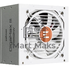 Блок питания Zalman GigaMax III 850W, 850Вт, 80+ Bronze, 120мм, модульный, белый
