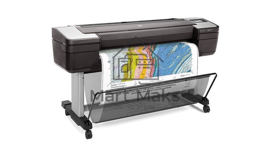 Плоттер струйный HP DesignJet T1700dr 44-in Printer (W6B56A), A0, цветной, 44