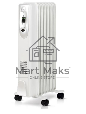 Обогреватель масляный Ballu Comfort BOH/CM-07WDN (7 секций) белый, 1500 Вт, 20 м2, термостат