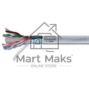 Кабель витая пара F/UTP кат.5E 1х2х24AWG solid CU PVC сер. (м) Rexant 01-0120
