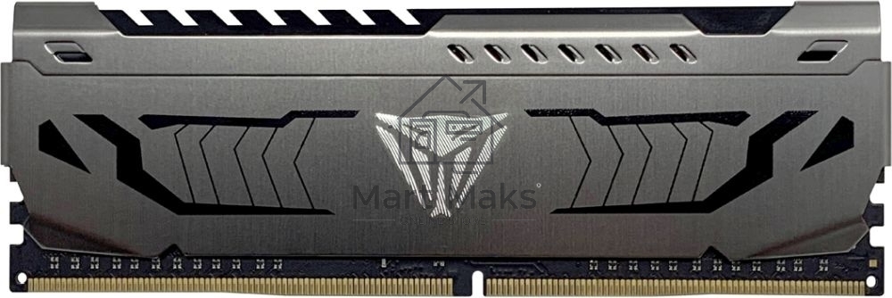 Оперативная память Patriot Viper Steel, DDR4, 8GB, 3000MHz, CL16, DIMM, с радиатором, черный