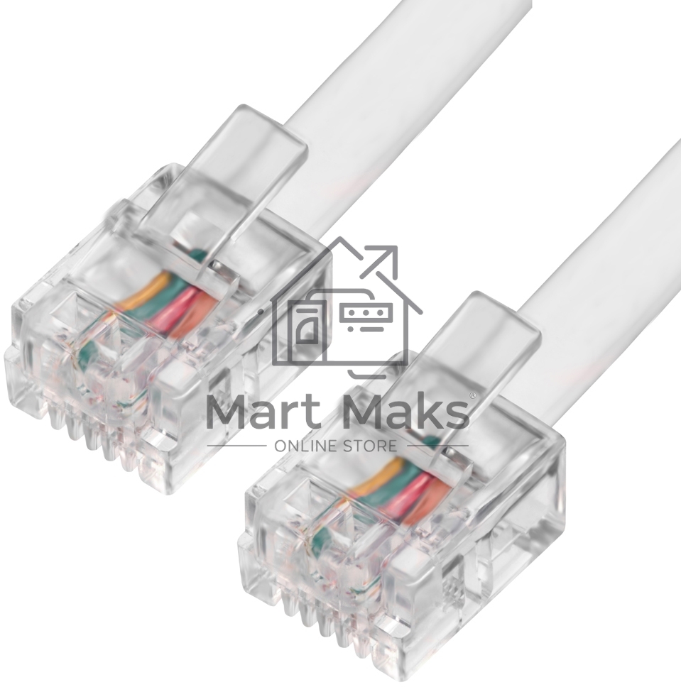 Телефонный шнур Greenconnect удлинитель для аппарата 1.0m GCR-TP6P4C-1.0m, 6P4C (джек 6p4c - jack 6p4c) белый Greenconnect Телефонный шнур удлинитель для аппарата 1.0m GCR-TP6P4C-1.0m, 6P4C (джек 6p4c - jack 6p4c) белый