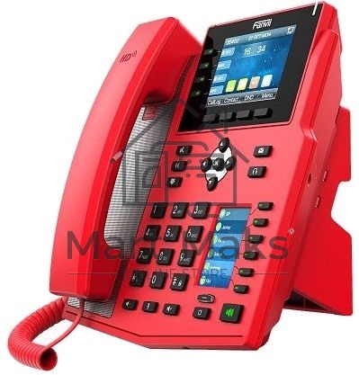 Телефон IP Fanvil X5U-R красный