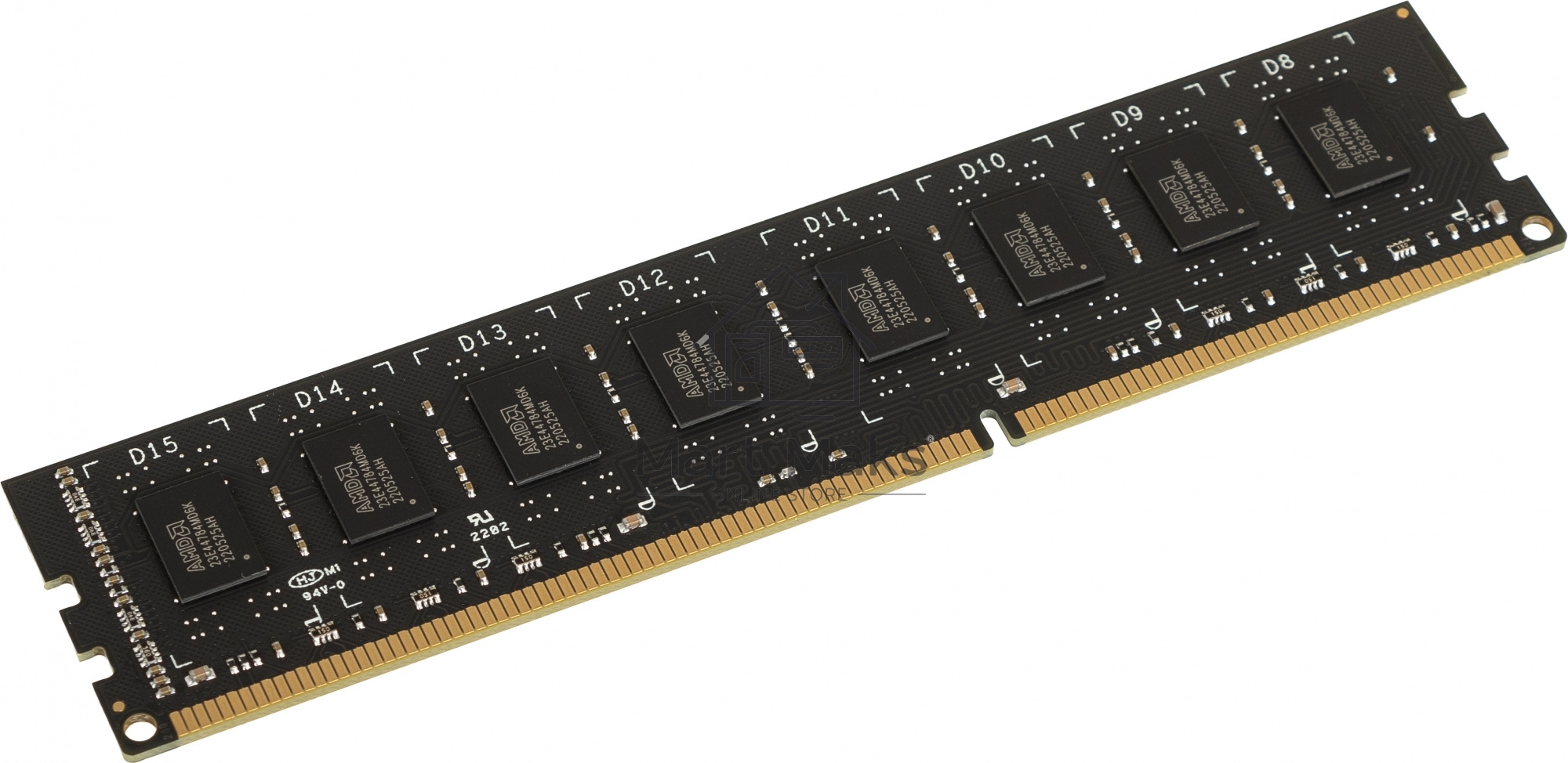 Оперативная память AMD Radeon R5, DDR3, 8GB (1x8GB), 1600MHz, CL11, DIMM