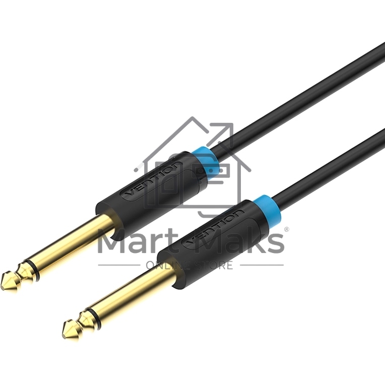 Кабель Vention аудио Jack 6,35 mm M/6.35 M - 1.5 м BAABG