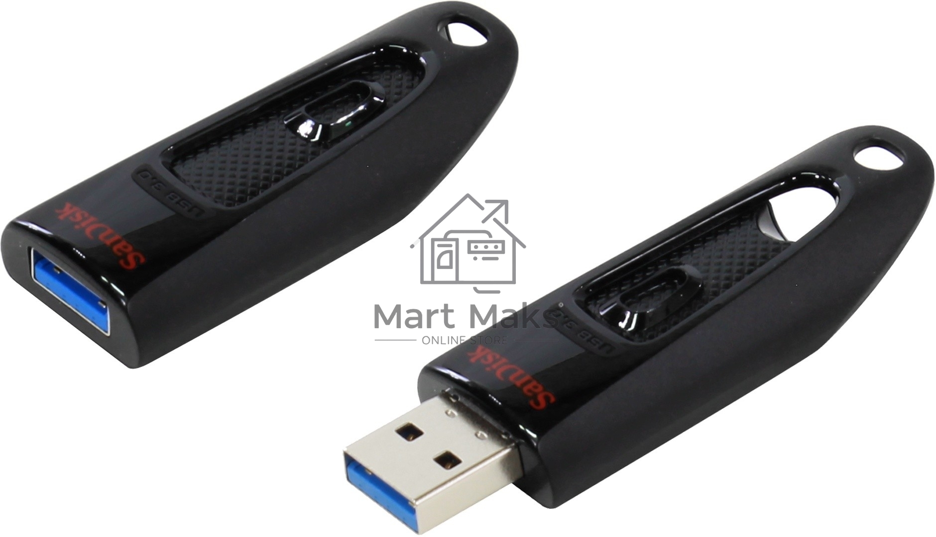 Флешка USBSanDisk 128Gb CZ48 Ultra SDCZ48-128G-U46 USB3.0, Black USB Drive