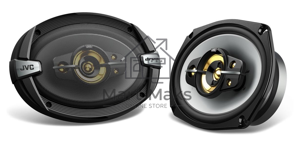 Колонки автомобильные JVC CS-DR695HP 4Ом 15x23см (6x9дюйм) (ком.:2кол.) коаксиальные пятиполосные