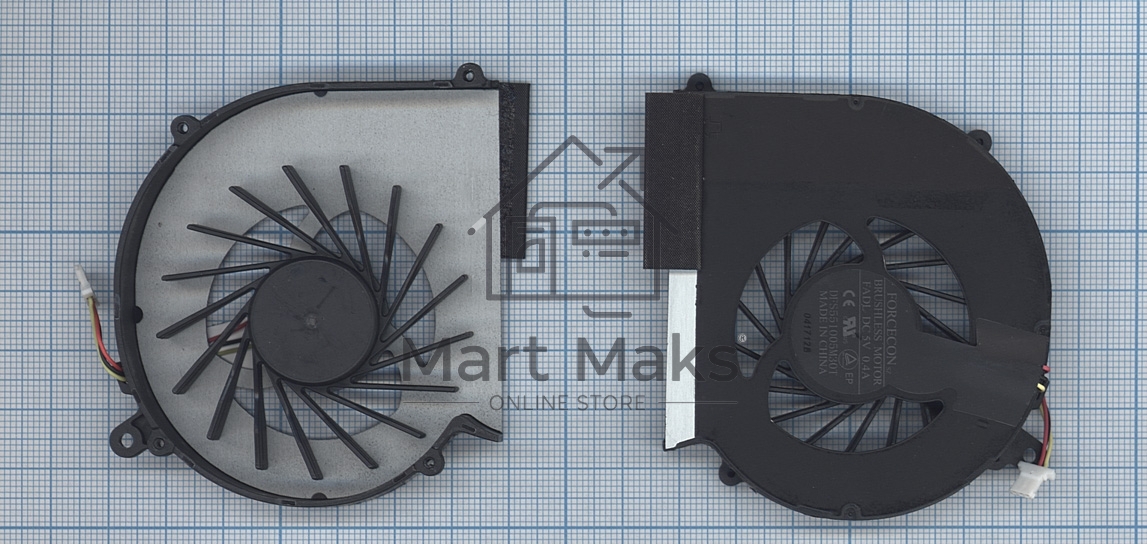 Вентилятор (кулер) для ноутбука HP Pavilion G43, G57, CQ43, CQ57 635