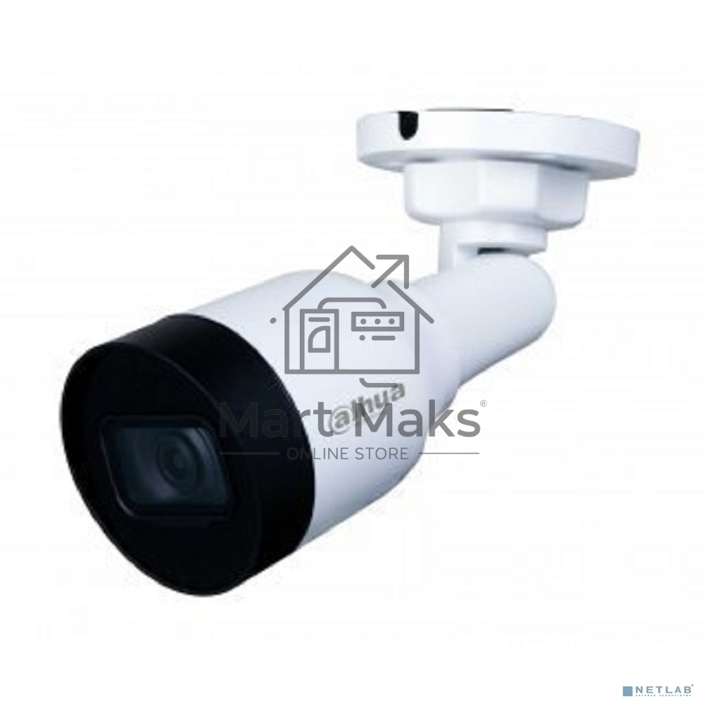 Уличная цилиндрическая IP-видеокамера DAHUA DH-IPC-HFW1239S1P-LED-0280B-S6 Full-color 2Мп, 1/2.8” CMOS, объектив 2.8мм, LED-подсветка до 30м, IP67, корпус: металл, пластик
