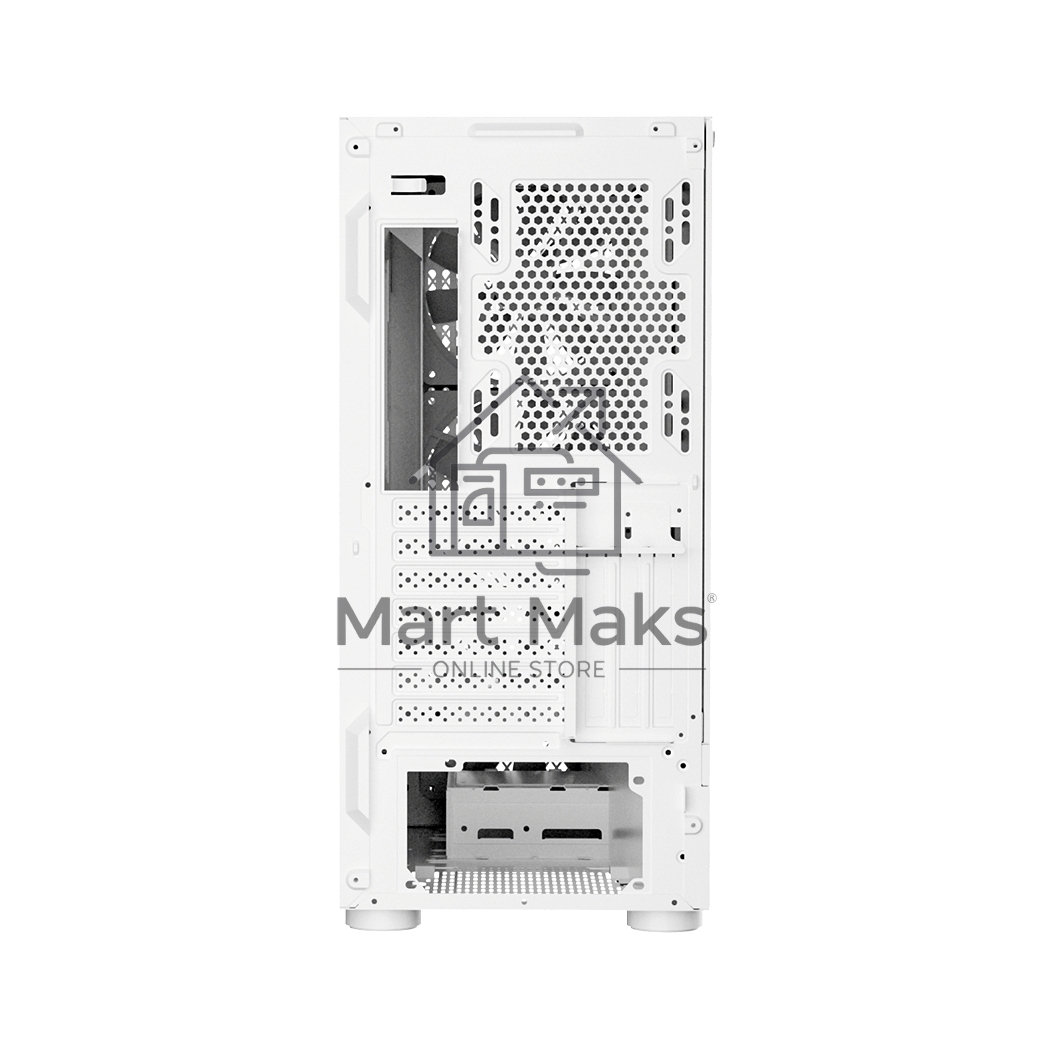 Компьютерный корпус  PCCooler ME200 MESH WH, Mesh Full Tower, белый, TG, SPCC, 3x120mm ARGB E-ATX, ATX, mATX, mITX 180/380/220mm 4x2.5