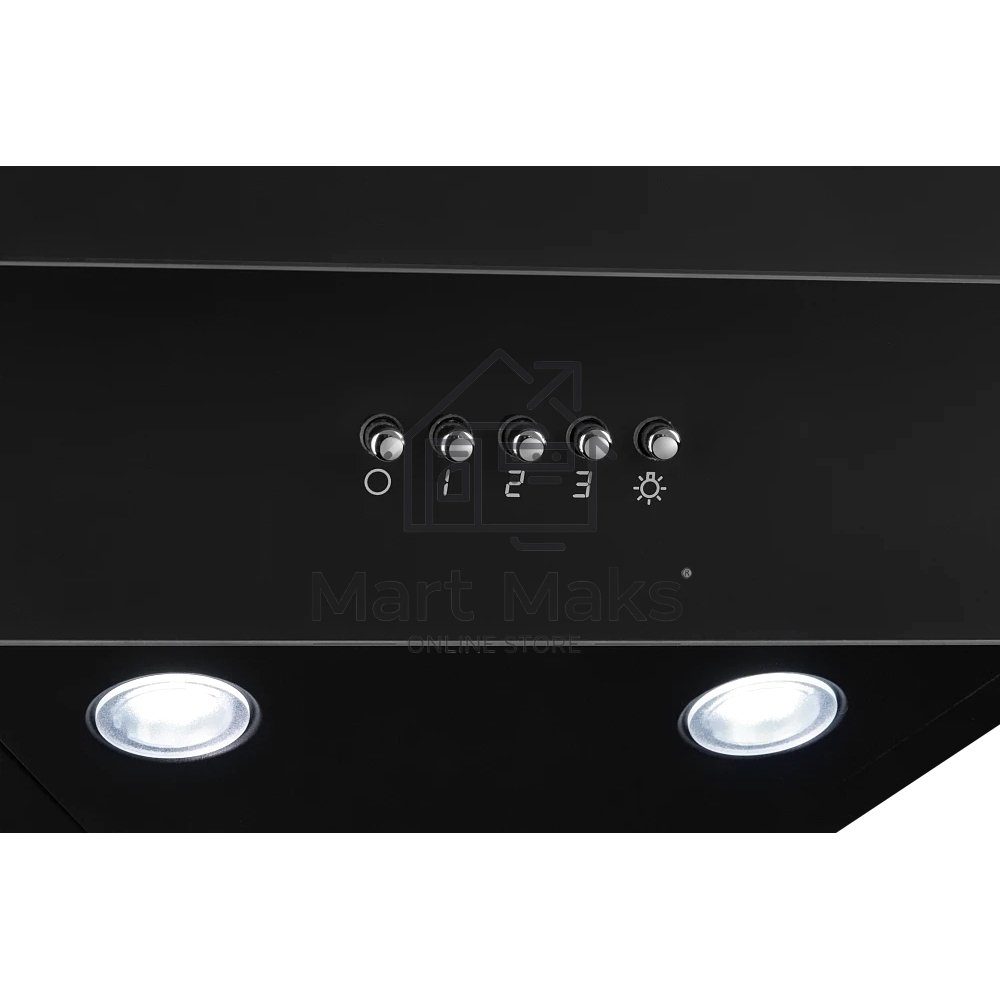 Вытяжка наклонная Monsher ROUEN 60 Noir Verre черный, 60 см, 1100 куб. м/ч, 53 дБ