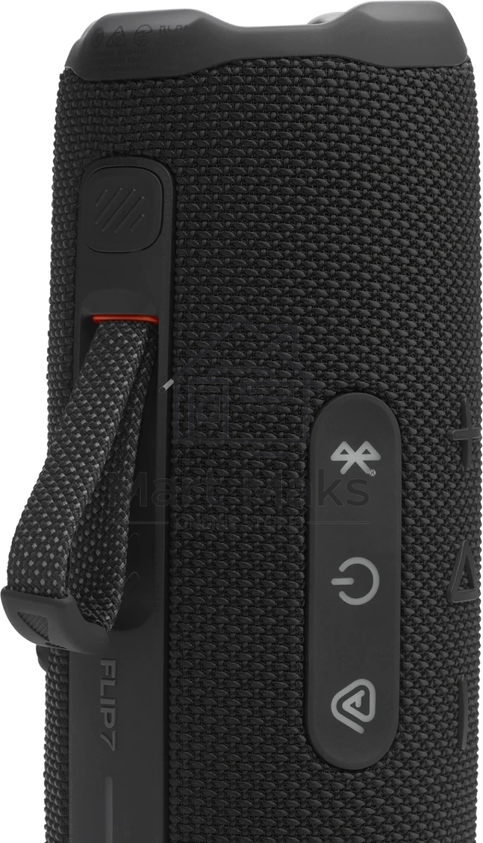Колонка портативная JBL Flip 7 черный 25W 1.0 BT 4800mAh (JBLFLIP7BLK)