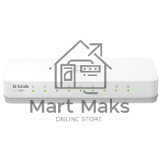 Коммутатор D-Link DES-1008C/F6/E, 8×100 Мбит/с, неуправляемый