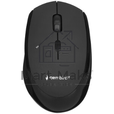 Мышь беспроводная Gembird MUSW-354 черный, 1600 dpi, радиоканал, USB, кнопки - 4