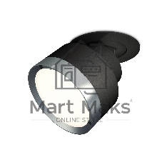 Светильник Ambrella Light XM8102504 SBK/PPH черный песок/графит полированный GX53 (A2242, A2106, C8102, N8133)