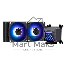 Система жидкостного охлаждения MSI MAG CORELIQUID A15 240 черный 120мм алюминий+медь 2050rpm 28.7db 4-pin