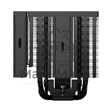 Кулер для процессора PCCooler RZ820 Display BK (290W, 4-pin PWM, LED, 169mm, Al/Cu, 8x6mm, 1x140mm + 1x150mm, 71.9/78.7CFM, 27.1/35.8dBA, 1500/2500RPM, S: 1851/1700/1200/115X/20XX, AM5/AM4, black)