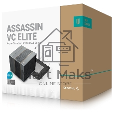 Устройство охлаждения(кулер) Deepcool ASSASSIN VC Elite Soc-AM5/AM4/1200/2066/1700/1851 черный 4-pin 22.6-29.3dB Al+Cu 300W 1772gr Ret (R-ASN4-BKNVNN-GJD)