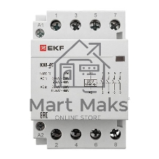 Контактор модульный EKF km-3-40-40 КМ 40А 4NO (3 мод.) PROxima