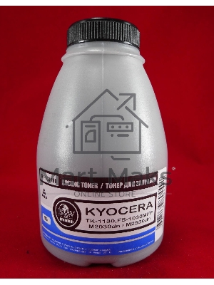 Тонер Kyocera TK-1130, FS-1030MFP/1130MFP, M2030dn/M2530dn (фл. 190г) B&W Premium (Tomoegawa) фас Россия